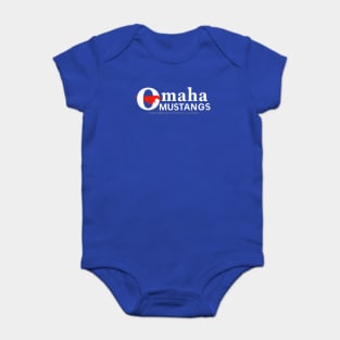 Defunct Omaha Mustangs Football CFL 1968 Baby Bodysuit